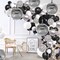 6 PCS Disco Ball Balloons Silver Disco Balloons 22 Inch Large 4D Round Metallic Mylar Foil Disco Balloons Party Supply Decorations for 70s 80s 90s Disco Themed Party Birthday Bachelorette Party